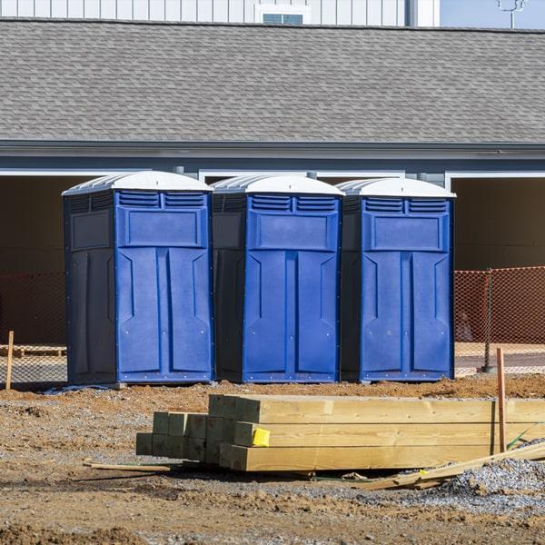 Heavy-duty construction site porta potty in South Portland, Maine