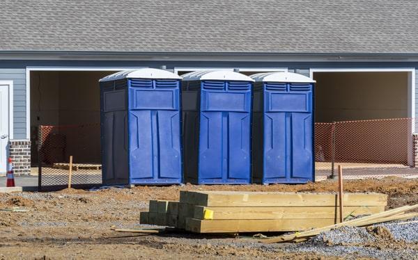 Heavy-duty construction site porta potty
